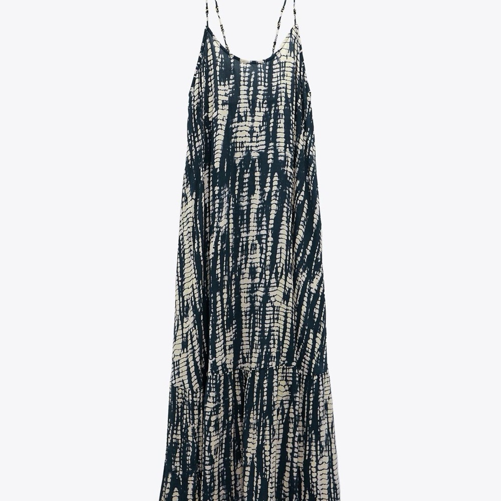 Zara Tie Dye Printed Dress